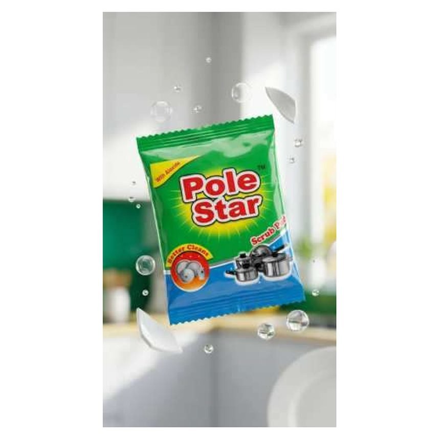 Pole Star green scrub pad
